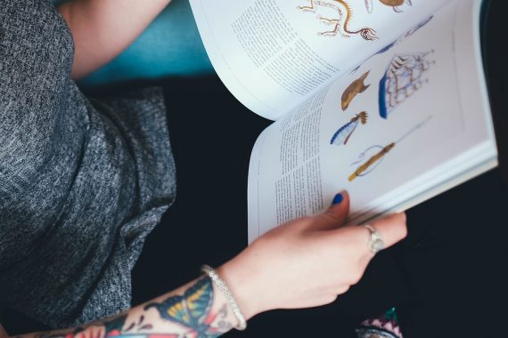 Teen reading